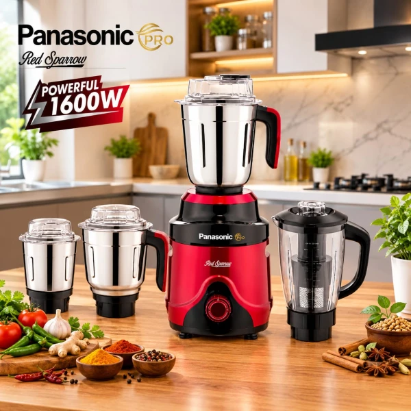 Panasonic Pro 1600 Watt Blender Machine – 4 Jar – With Juicer