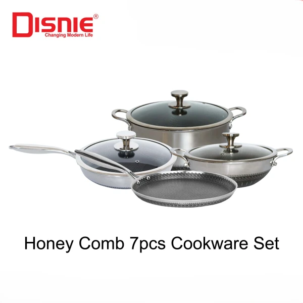 Disnie 7 Pcs SUS 316 Honeycomb Cooking Set