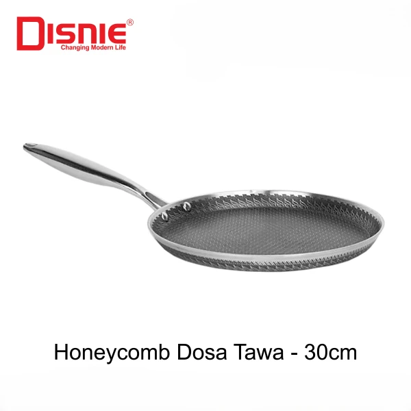 Disnie 28cm SUS 316 Honeycomb Dosa Tawa