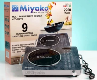 Miyako 2200W Multi Pan Infrared Cooker ATC-102YK