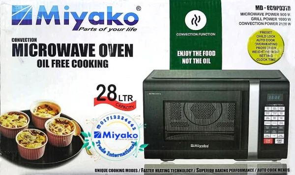 Miyako 28L Convection Microwave Oven MD-EC9P037R Best Price in BD