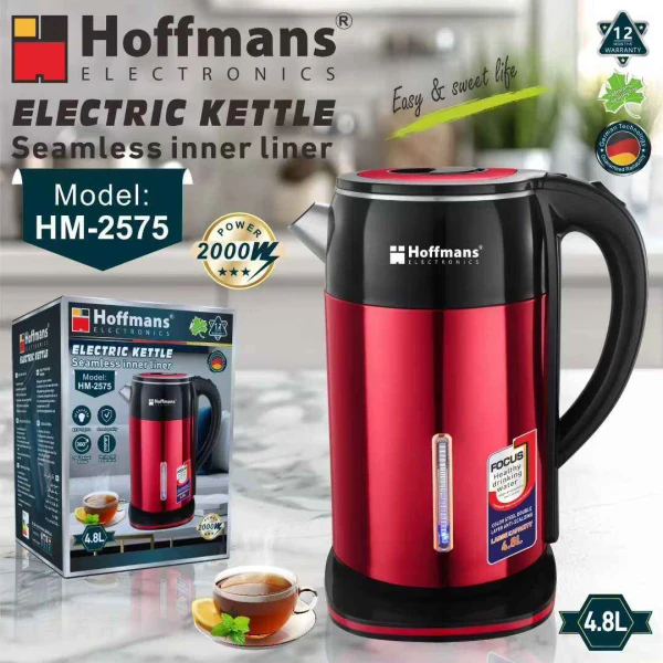 Hoffmans HM-2575 Electric Kettle — 4.8 L