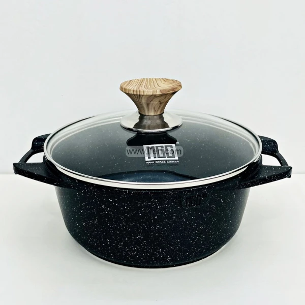 22cm MGC Non-Stick Cookware / Casserole with Lid RY2963